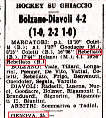 HCB Diavoli 4 2 Genova